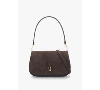 DANIEL Inflap Brown Suede & Leather Cross-Body Bag Size: One Size, Col