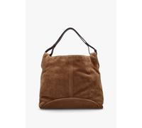 DANIEL Inhobo Brown Suede Slouchy Hobo Bag Size: One Size, Colour: Bro