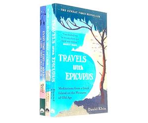 Daniel Klein Collection 3 Books Set (Travels with Epicurus, Plato and a Platypus Walk Into a Bar, Every Time I Find the Meaning of Life, They Change It)