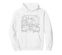 Daniel & Lion's Den - Kids Faith Coloring Bible Story Art Pullover Hoodie