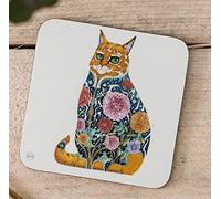 Daniel Mackie Designs 1 coaster - Ginger Tom Cat Coaster Drinks Mat