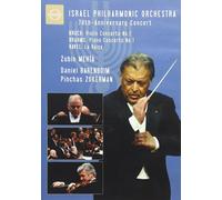 DANIEL/MEHTA,ZUBIN/IPO BARENBOIM-70TH ANNIVERSARY CONCERT DVD NEW BRUCH/BRAHMS
