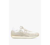 DANIEL Movie Beige Suede & Nylon Runner Trainers Size: 36, Colour: Bei