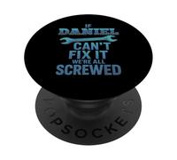 Daniel Name If Cant Fix It Husband Dan Handy Man Builder PopSockets Adhesive PopGrip