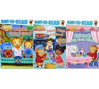 Daniel Plays at School, Friends Help Each Other and Daniel Gets Scared - Ready-to-Read Pre-Level 1 (Daniel Tiger's Neighborhood) (Set of 3 Books)