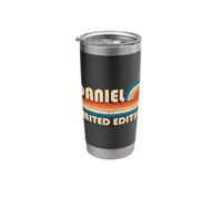 Daniel Retro 70s 80s Sunset Stripe Stainless Steel Insulated Tumbler