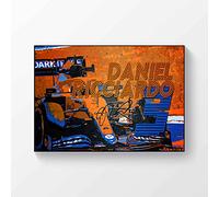 Daniel Ricciardo Racing Driver 2021 Signed Poster A4