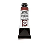 DANIEL SMITH 284600086 Extra Fine Watercolor 15ml Paint Tube, Quinacridone, Burnt Orange