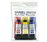 DANIEL SMITH Extra Fine Primary Watercolor Set, 3 Tubes, 15ml
