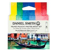 Daniel Smith Transparent Watercolor Paint, Extra Fine, Milind, Maric, Master Artist, 6 Color Set, 0.16 fl oz (5 ml) (No.2), 285610440