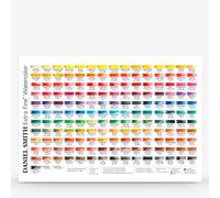 Daniel Smith : Watercolour Paint : Printed Colour Chart