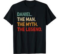 Daniel The Man The Myth The Legend Kids Womens Mens T Shirt Small Black