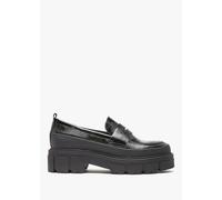 DANIEL Treasure Black Patent Leather Chunky Loafers Size: 41, Colour: