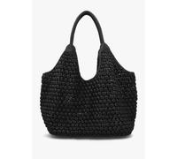 DANIEL Vobo Slouchy Woven Black Leather Hobo Bag Size: One Size, Colou