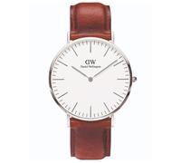 Daniel Wellington Mens Classic 40mm St Mawes Silver Watch RRP £169. New & Boxed.