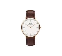 Daniel Wellington Classic Bristol, Brown/Rose Gold Watch, 40mm, Leather, for Men