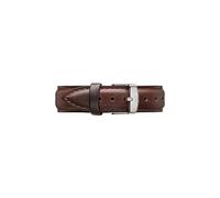 Daniel Wellington Classic Bristol, Brown/Silver Watch Strap, 18mm, Leather, for Women and Men