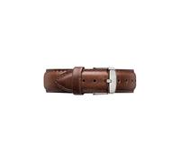 Daniel Wellington Classic Bristol, Brown/Silver Watch Strap, 20mm, Leather, for Men