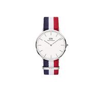 Daniel Wellington Classic Cambridge 40 mm Men's Watch, DW Classic Fabric (Polyester) Silver Men's Watch