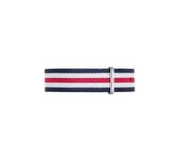 Daniel Wellington Classic Canterbury, Blue-White-Red/Silver Watch Strap, 20mm, NATO, for Men