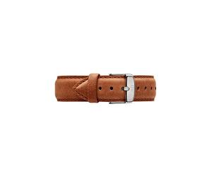 Daniel Wellington Classic Durham, Brown/Silver Watch Strap, 20mm, Leather, for Men