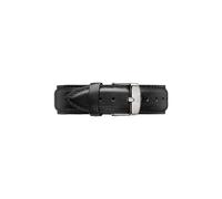 Daniel Wellington Classic Sheffield, Black/Silver Watch Strap, 20mm, Leather, for Men