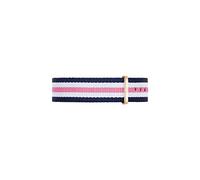 Daniel Wellington Classic Southampton, Blue-Pink-White/Rose Gold Watch Strap, 18mm, NATO, for Women and Men