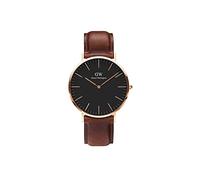 Daniel Wellington Classic St Mawes, Brown/Rose Gold Watch, 40mm, Leather, for Men