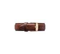 Daniel Wellington Classic St Mawes, Brown/Rose Gold Watch Strap, 20mm, Leather, for Men