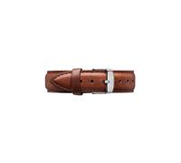 Daniel Wellington Classic St Mawes, Brown/Silver Watch Strap, 18mm, Leather, for Women and Men