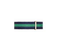 Daniel Wellington Classic Warwick, Blue-Green/Rose Gold Watch Strap, 20mm, NATO, for Men