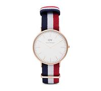 Daniel Wellington Dw Classic cambrigde Unisex Analogue Quartz Watch with Nylon Bracelet DW00100003