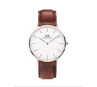 Daniel Wellington Classic St Mawes, Browne/Silver Watch, 40mm, Leather, for Men