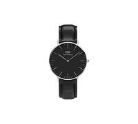 Daniel Wellington Classic Sheffield, Black/Silver Watch, 36mm, Leather, for Women and Men