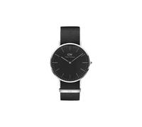 Daniel Wellington Classic Cornwall, Black/Silver Watch, 40mm, NATO, for Men