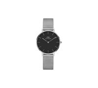 Daniel Wellington Dw00100162 Petite Black 32Mm Quartz Watch In Silver Silver One Size