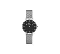 Daniel Wellington Dw00100218 Petite Black 28Mm Quartz Watch In Silver Silver One Size