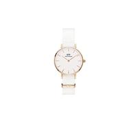 Daniel Wellington Watch Petite Dover DW00100313 - 28mm Quartz White Rose Gold NATO