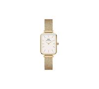 Daniel Wellington Ladies Quadro Pressed Evergold Gold Tone Stainless Steel Mesh Strap Watch