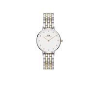 Daniel Wellington Petite Lumine Link 28mm White Two Tone Watch - Stainless Steel / Mineral Glass