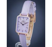 Daniel Wellington women's watch Quadro Pastel purple DW00100637 steel leather strap