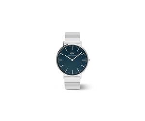 Daniel Wellington DW00100776 Mens Classic Piano Silver 40mm Watch