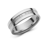 Daniel Wellington Elan Unisex Silver Ring - Polished Quality | - Size 60 - Stainless Steel