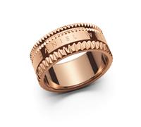 Daniel Wellington Elevation Unisex Rose Gold Ring - Modern Style - Size 52 - Stainless Steel