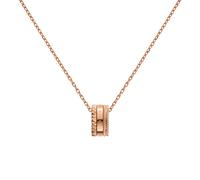 Daniel Wellington Elevation Women's Rose Gold Necklace - Stainless Steel
