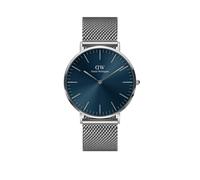 Daniel Wellington Gents Classic Arctic 40mm Blue Dial Stainless Steel Mesh Strap Watch