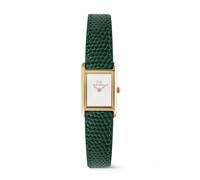 Daniel Wellington Ladies Bound Mini White Dial Green Lizard Leather Strap Watch