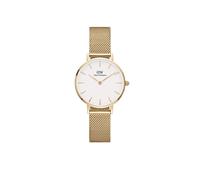 Daniel Wellington Ladies Petite Evergold 28mm Gold Tone Stainless Steel Mesh Strap Watch