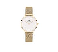 Daniel Wellington Ladies Petite Evergold 32mm Gold Tone Stainless Steel Mesh Strap Watch