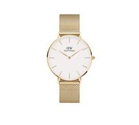 Daniel Wellington Ladies Petite Evergold 36mm Gold Tone Stainless Steel Mesh Strap Watch